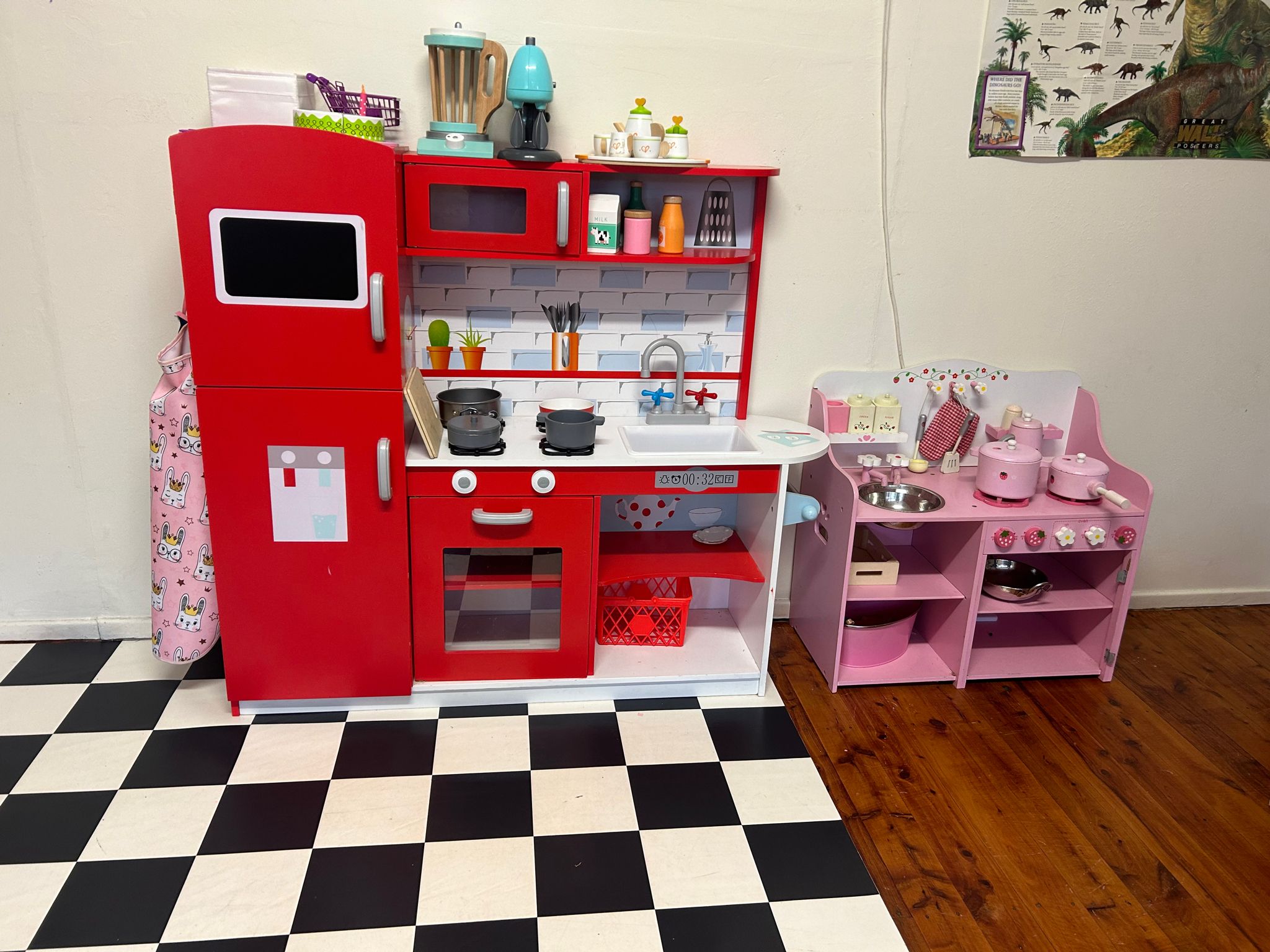 The craft room showing board games and craft supplies